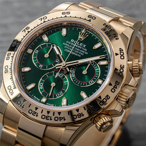 rolex daytona green metal|rolex daytona price list.